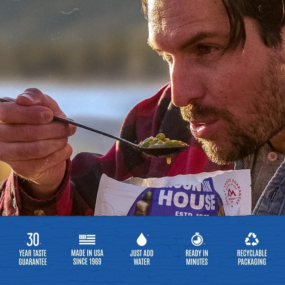 Mountain House Chicken & Dumplings | Survival, Backpacking & Camping Food | 2 Servings - Image 4