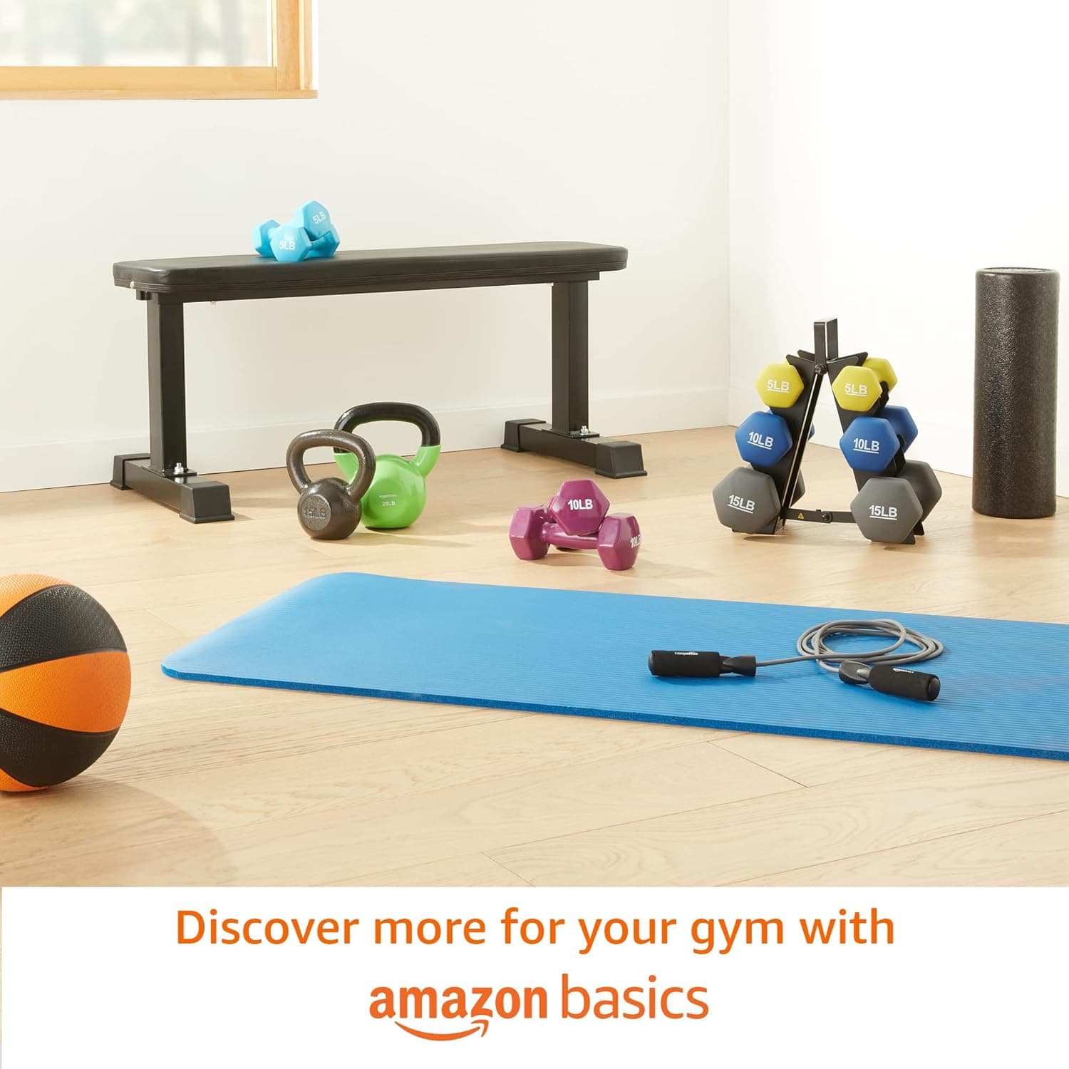 Amazon Basics Neoprene Dumbbell Hand Weights for Exercise and Muscle Toning - Image 5