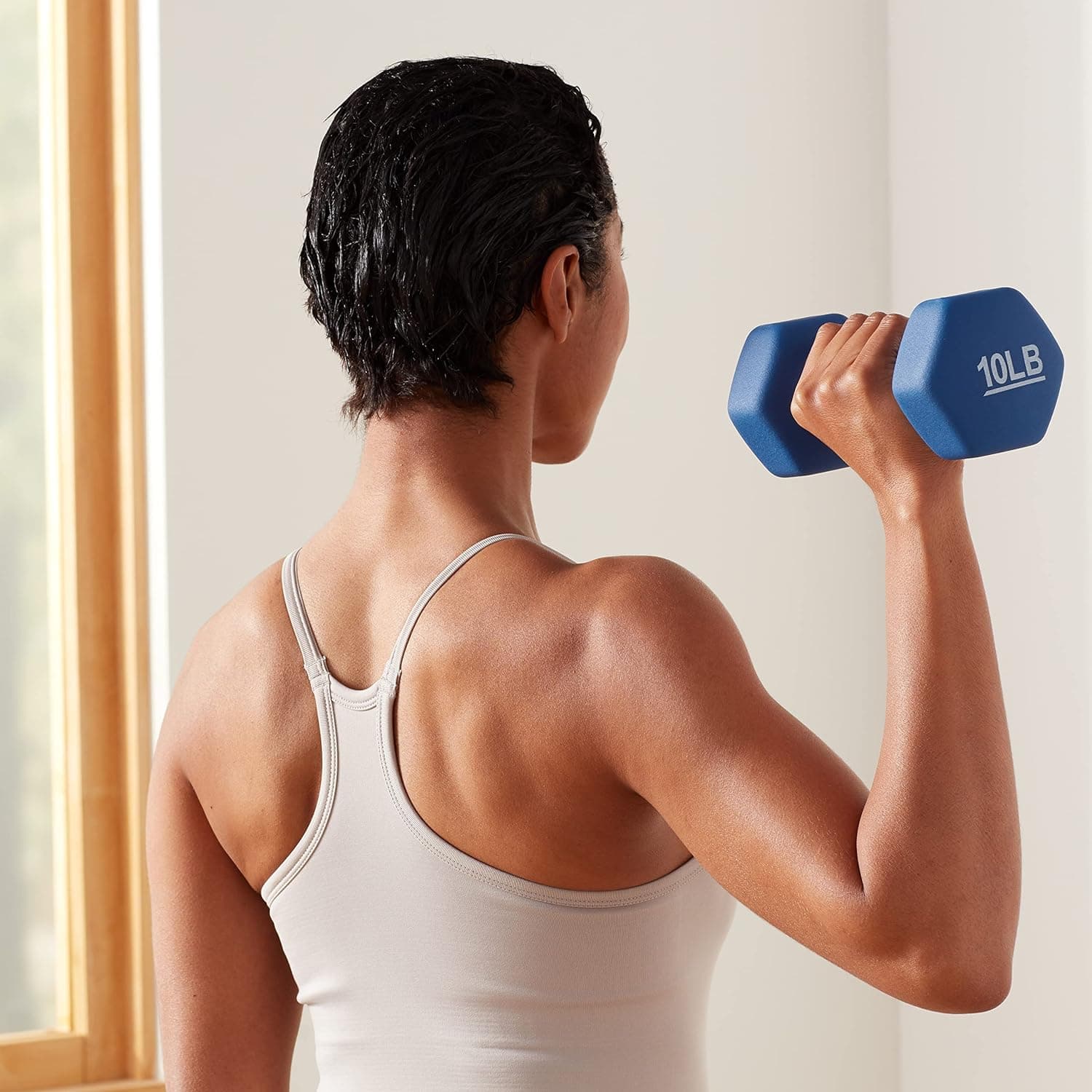 Amazon Basics Neoprene Dumbbell Hand Weights for Exercise and Muscle Toning - Image 4
